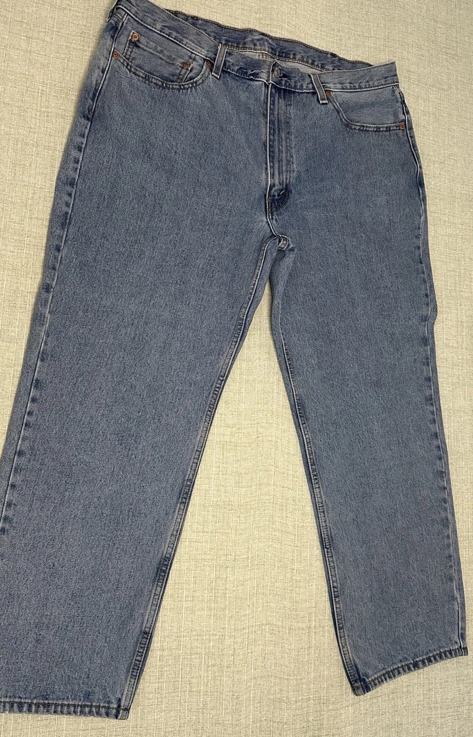 Levi’s 550 Relaxed Fit Medium Blue 100% Cotton Denim Jeans Men’s 40X30