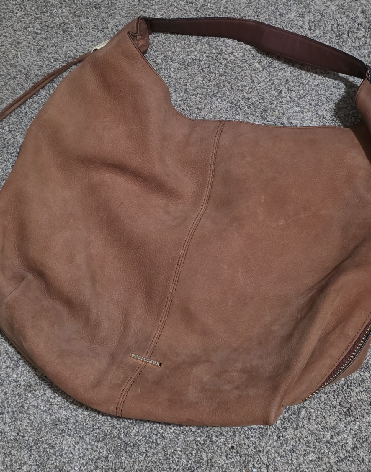 Rebecca Minkoff Bryn Double Zip Slouchy Hobo Purse Genuine Leather