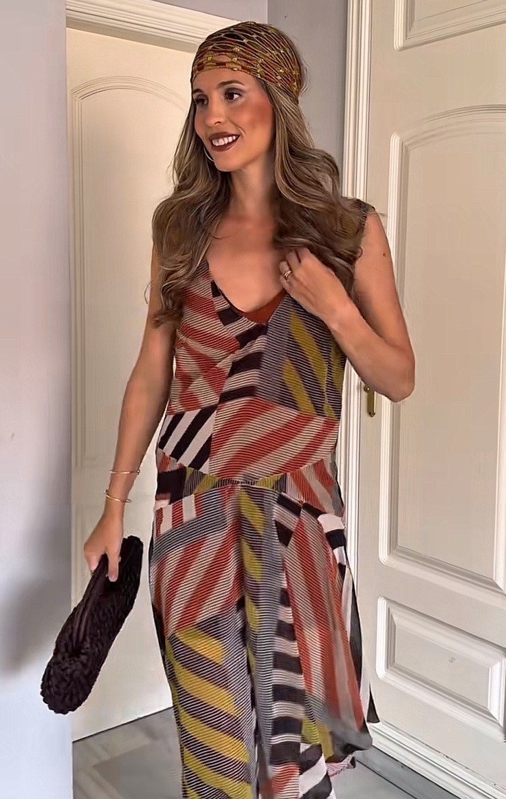 ZARA NWT WOMAN SS26 PATCHWORK PRINT MIDI DRESS MULTICOLORED | 2623/185
