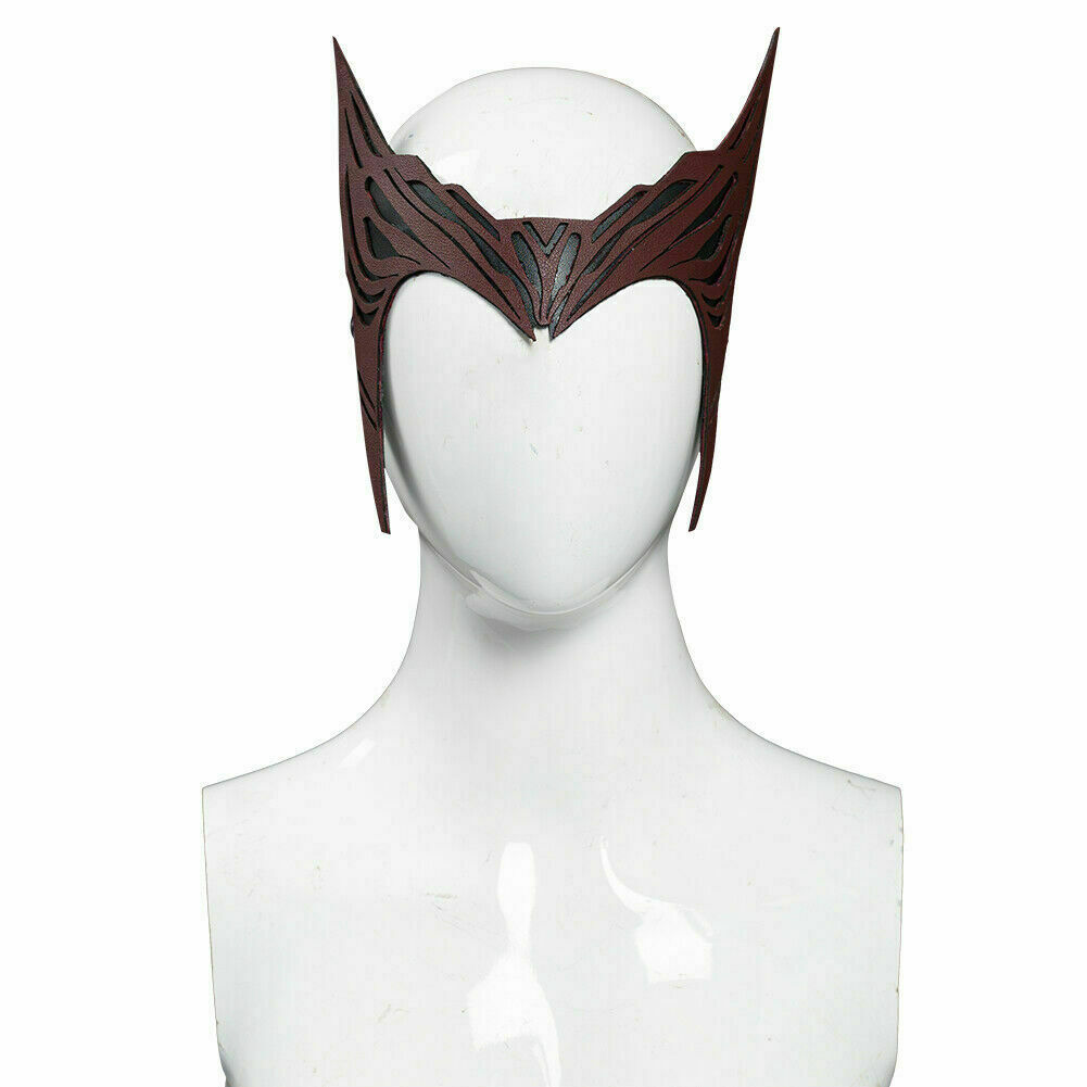 Wanda Vision Scarlet Witch Cosplay Costume Halloween Outfit Battle Suit &
