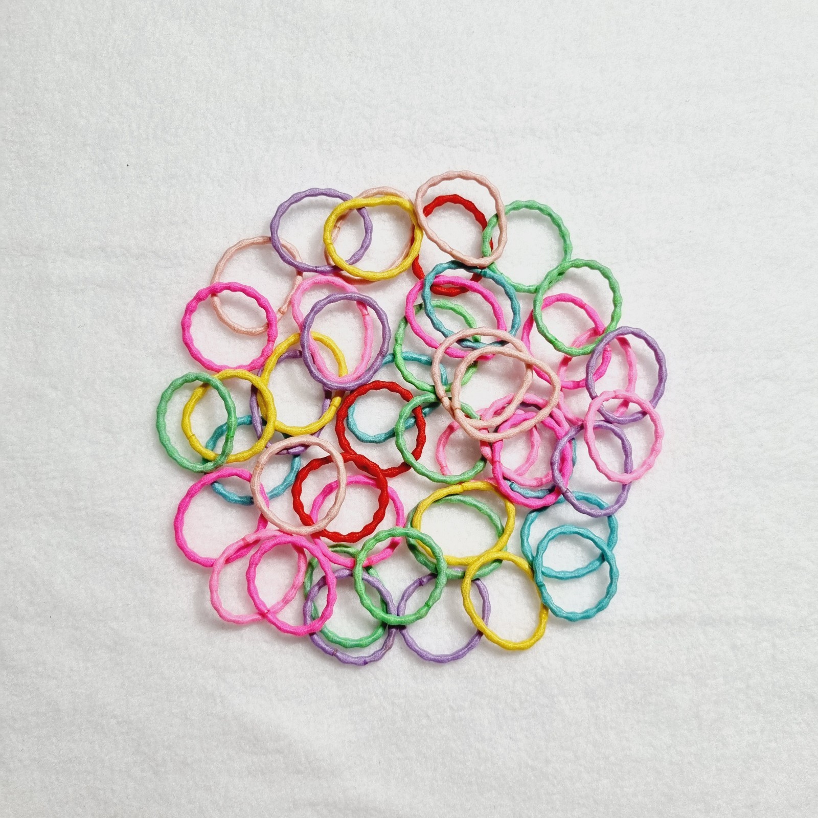 50Pcs small Hair Ties Elastics Ponytail Holders Elastic Bands For Girls baby Pet